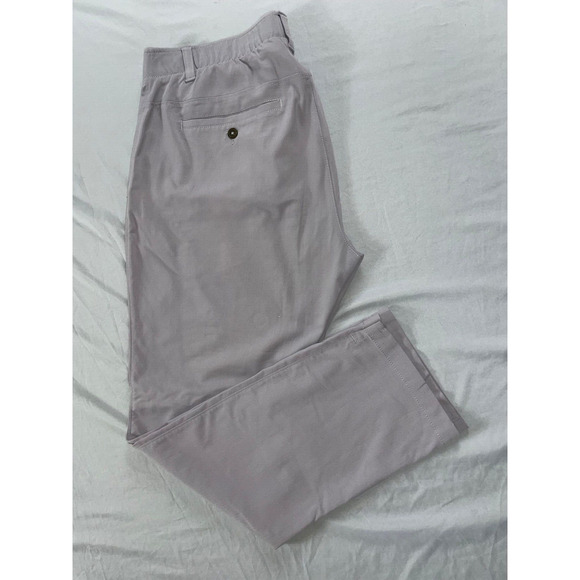 Under Armour Flat Front Flex Waist Microfiber Golf Pants. Men's 34X30, GUC!! - Picture 2 of 9